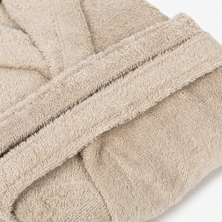 Albornoz liso arena 450gr Niños