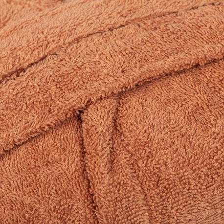 Albornoz liso mandarina 450gr Niños