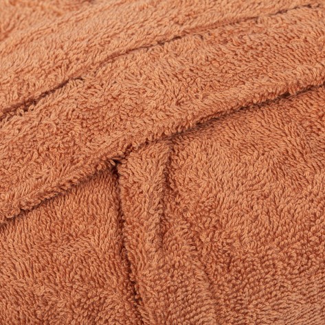 Albornoz liso mandarina 450gr Niños