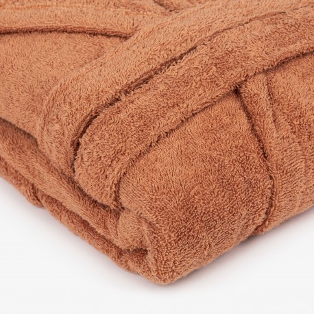 Albornoz liso mandarina 450gr Niños