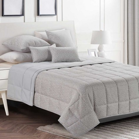 Colcha jacquard chenilla Elvira perla - 120gr