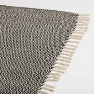 Plaid algodón Maxina negro 2