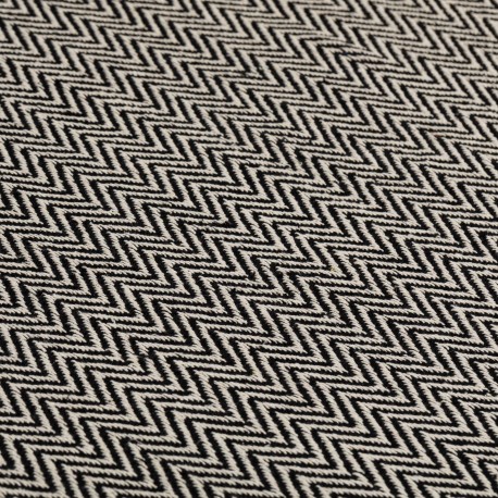 Plaid algodón Maxina negro