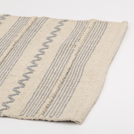 Alfombra algodón Portugues gris