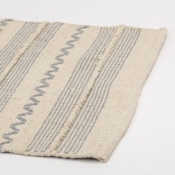 Alfombra algodón Portugues gris