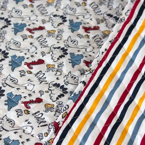 Colcha bouti Picapiedra