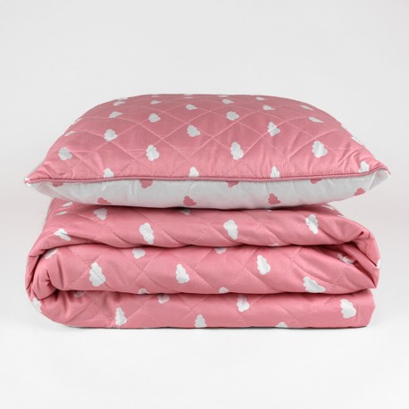 Colcha bouti Nubecita rosa