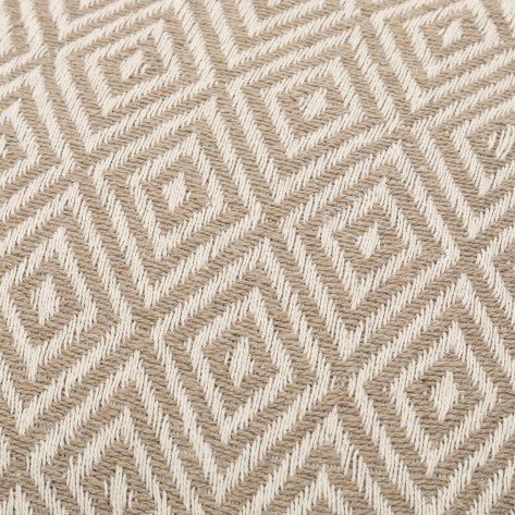 Cojín rectangular algodón 30x50 Andres natural - funda + relleno