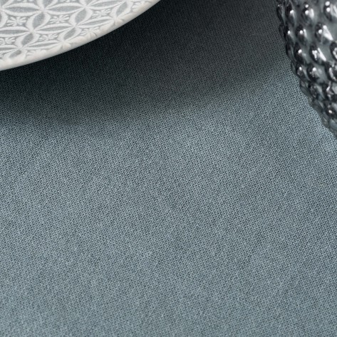 Mantel algodón orgánico verde azulado