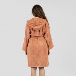 Albornoz capucha mandarina 450gr Unisex