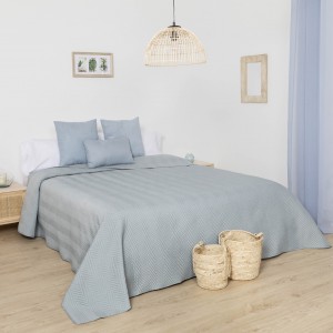 Colcha bouti lisa efecto desgastado 2