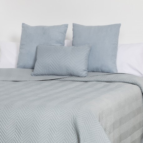 Colcha bouti lisa efecto desgastado