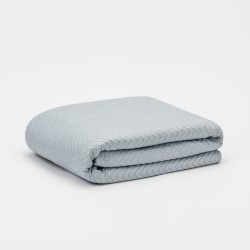 Colcha bouti lisa efecto desgastado