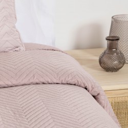 Colcha bouti lisa efecto desgastado