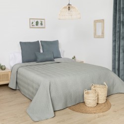 Colcha bouti lisa efecto desgastado