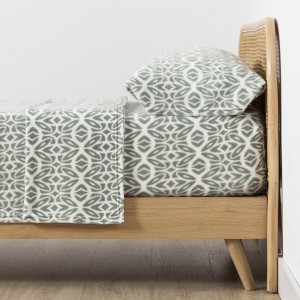 Juego de sábanas coralina Agatha verde tiffany 2