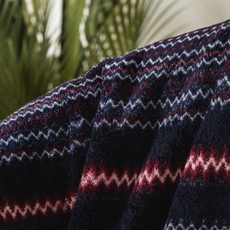 Manta coral Justino burdeos