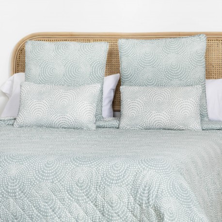 Colcha bouti Katy verde frances