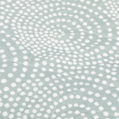 Colcha bouti Katy verde frances