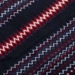 Manta coral Justino burdeos