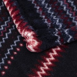 Manta coral Justino burdeos