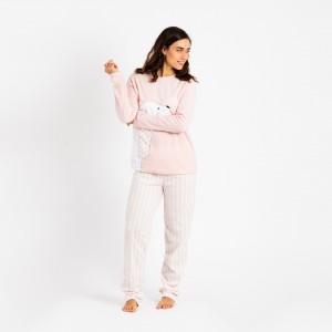 Pijama polar Oso polar rosa 2