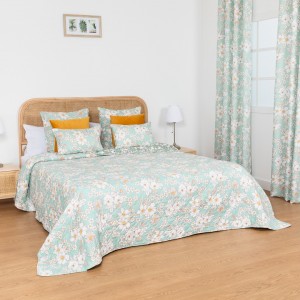 Colcha bouti Eliana verde tiffany