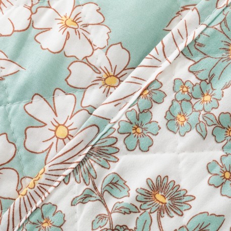 Colcha bouti Eliana verde tiffany