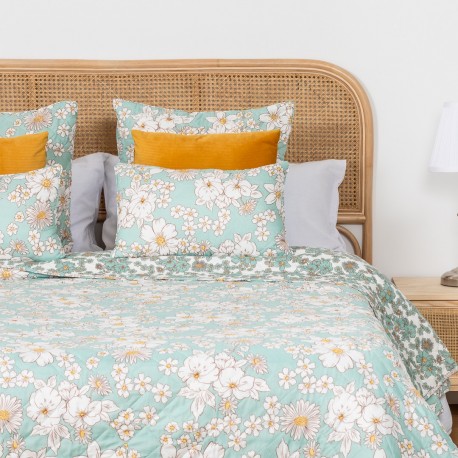 Colcha bouti Eliana verde tiffany