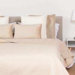 Colcha bouti lisa efecto desgastado