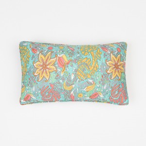 Cojín rectangular 30x50 Varenna verde - funda + relleno