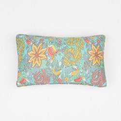 Cojín rectangular 30x50 Varenna verde - funda + relleno