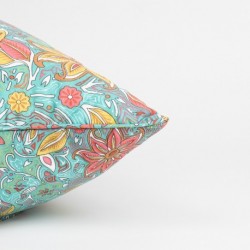 Cojín rectangular 30x50 Varenna verde - funda + relleno