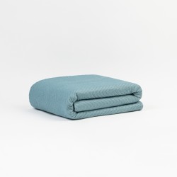 Colcha bouti lisa efecto desgastado