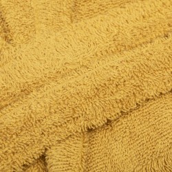 Albornoz capucha mostaza 450gr Unisex