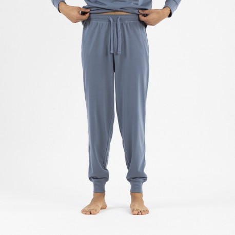 Conjunto deportivo largo hombre indigo