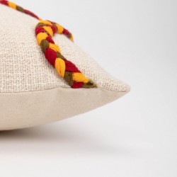 Cojín cuadrante algodón Gabon 45x45 - funda + relleno