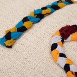 Cojín cuadrante algodón Gabon 45x45 - funda + relleno