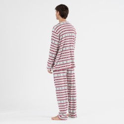 Pijama coral hombre Filipo rojo