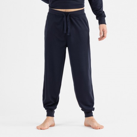 Conjunto deportivo largo hombre azul marino