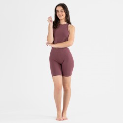 Conjunto deportivo culotte mujer berenjena