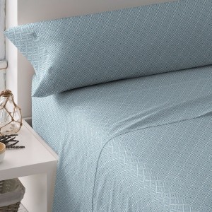 Juego de sábanas algodón Chakras indigo