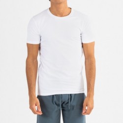 Conjunto deportivo corto hombre blanco - menta