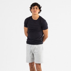 Conjunto deportivo corto hombre marino - gris