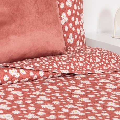 Colcha bouti Liva marsala