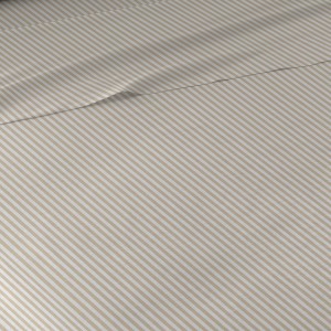 Juego de sábanas algodón Raya Kodac arena 2