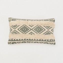 Cojín rectangular algodón 30x50 Abad - funda + relleno