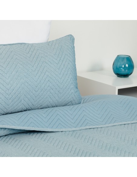 Colcha bouti lisa efecto desgastado