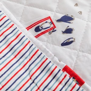 Colcha bouti York azul marino 2