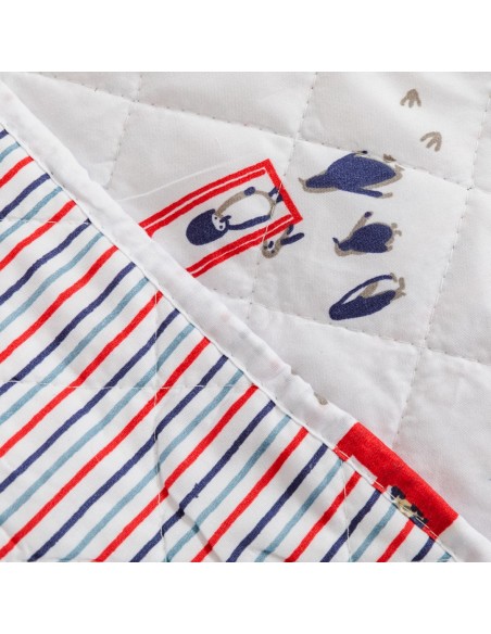 Colcha bouti York azul marino